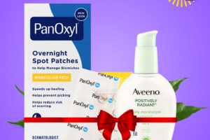 PanOxyl Overnight Spot 20 Patches + Aveeno Face Moisturizer SPF 15